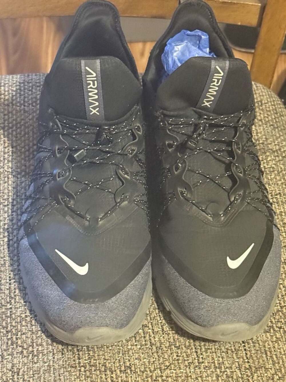 Nike Air VaporMax Run Utility Black Grey Running Shoes
